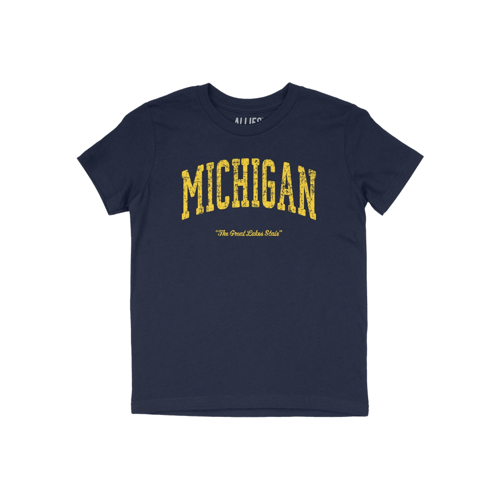 Michigan Vintage Kids T-shirt