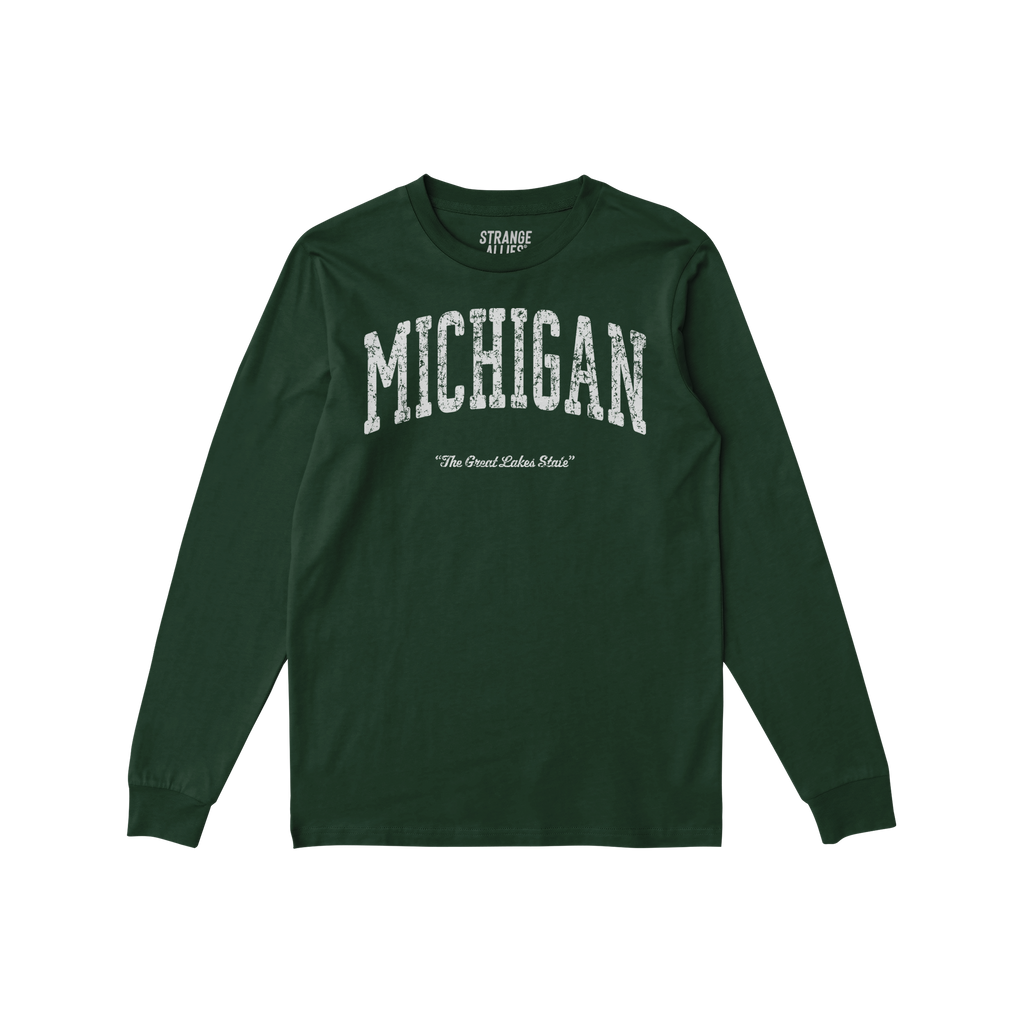 Michigan Vintage Long Sleeve T-shirt