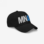 Minnesota As Fuck Anti-Fascist Hat features bold MNA embroidery on a black dad hat, symbolizing Minnesota pride and equality. Perfect for activists promoting anti-fascist and inclusive values.