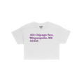 Minnesota Football Stadium Address Crop Top
