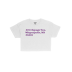 Minnesota Football Stadium Address Crop Top