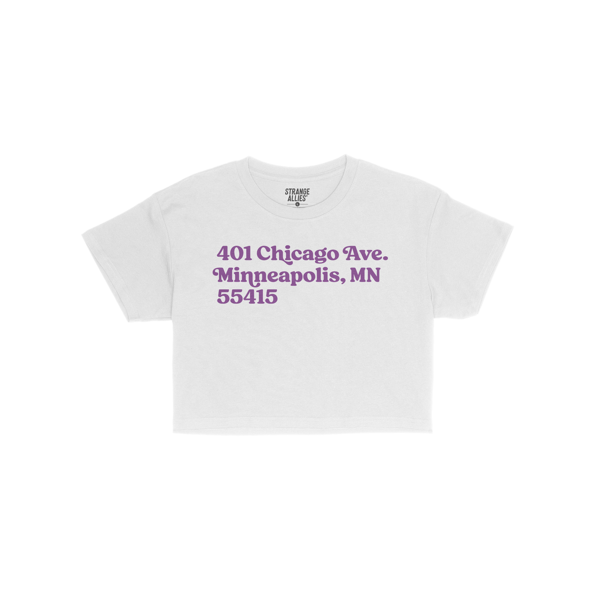 Minnesota Football Stadium Address Crop Top