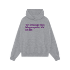 Minnesota Football Stadium Address Hoodie