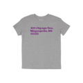 Minnesota Football Stadium Address Kids T-shirt