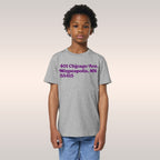 Minnesota Football Stadium Address Kids T-shirt
