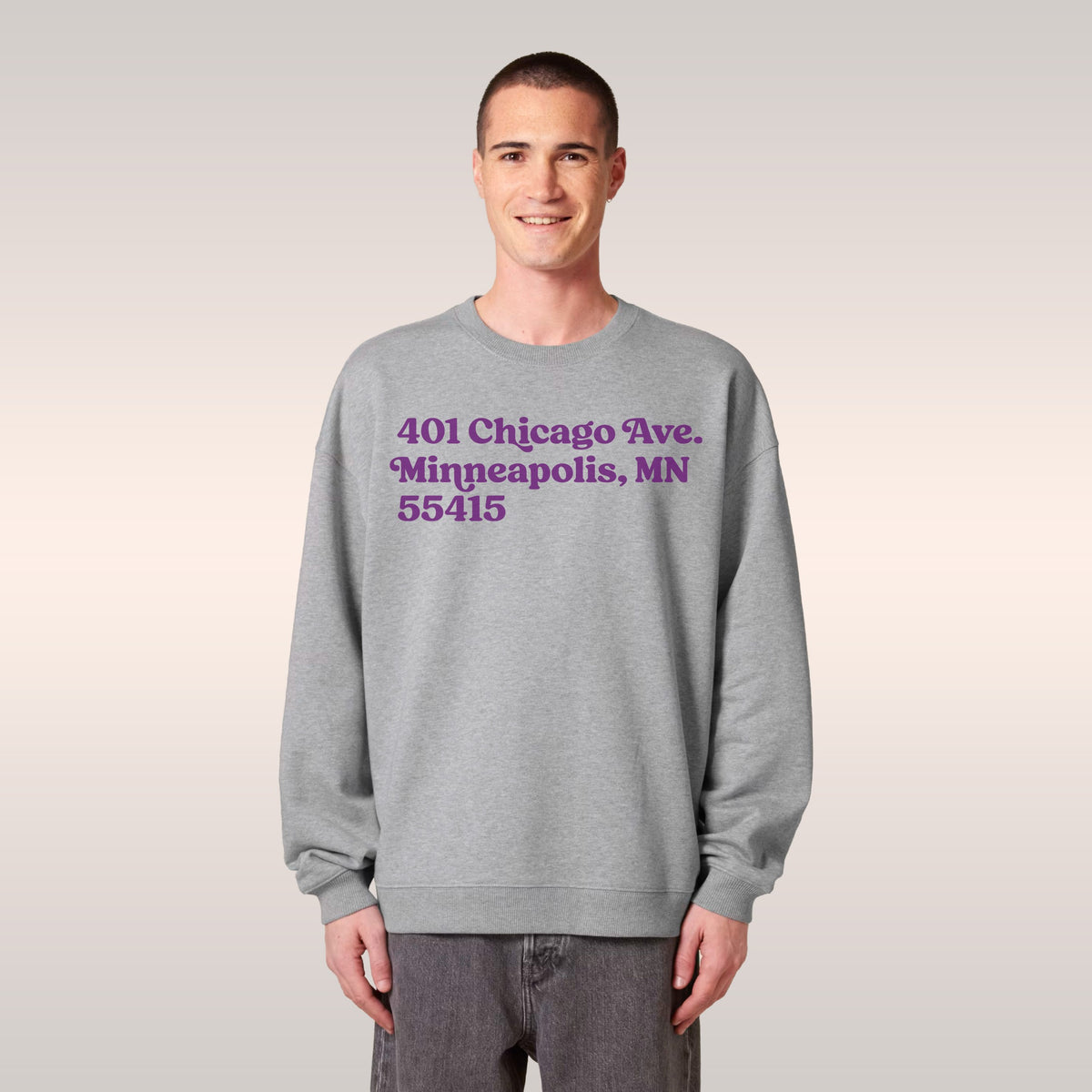 Minnesota Football Stadium Address Sweatshirt