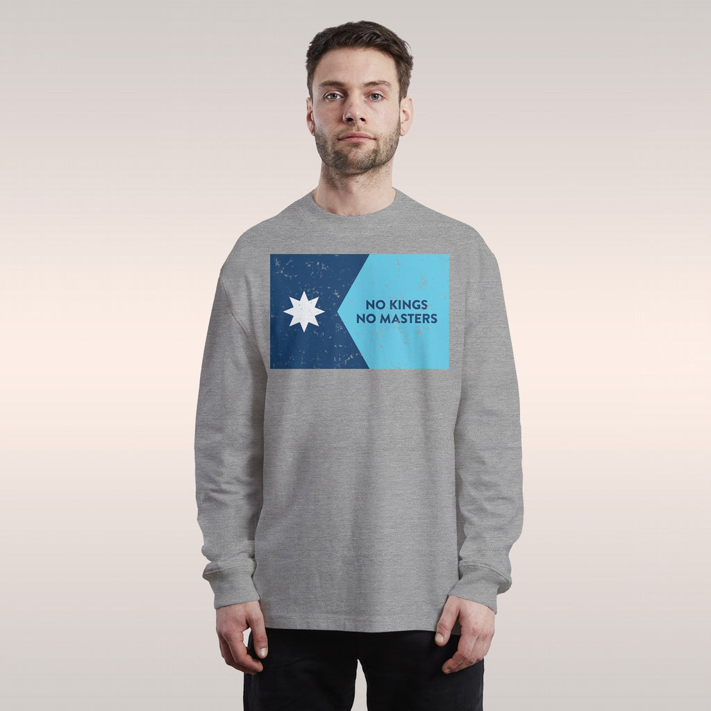 Minnesota No Kings Flag Long Sleeve T-shirt