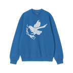Molotov Messenger Shirt featuring a distressed white graphic of a dove holding a Molotov cocktail, symbolizing defiant peace.