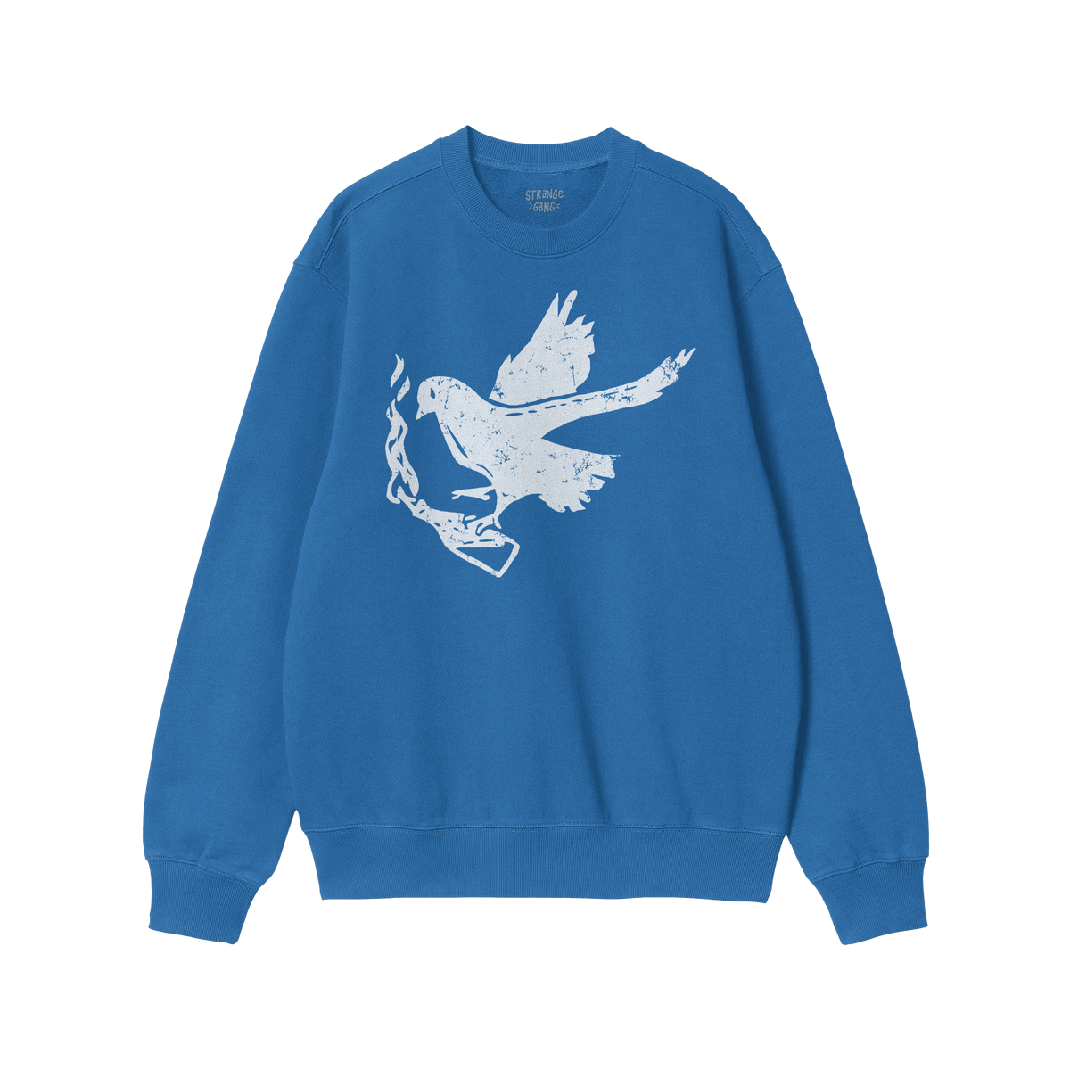 Molotov Messenger Shirt featuring a distressed white graphic of a dove holding a Molotov cocktail, symbolizing defiant peace.
