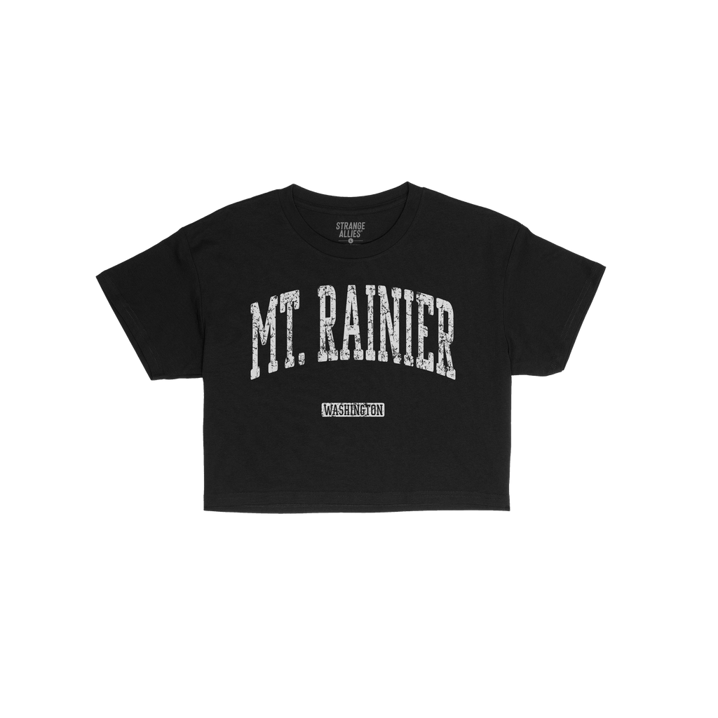 Mt. Rainier Washington Crop Top