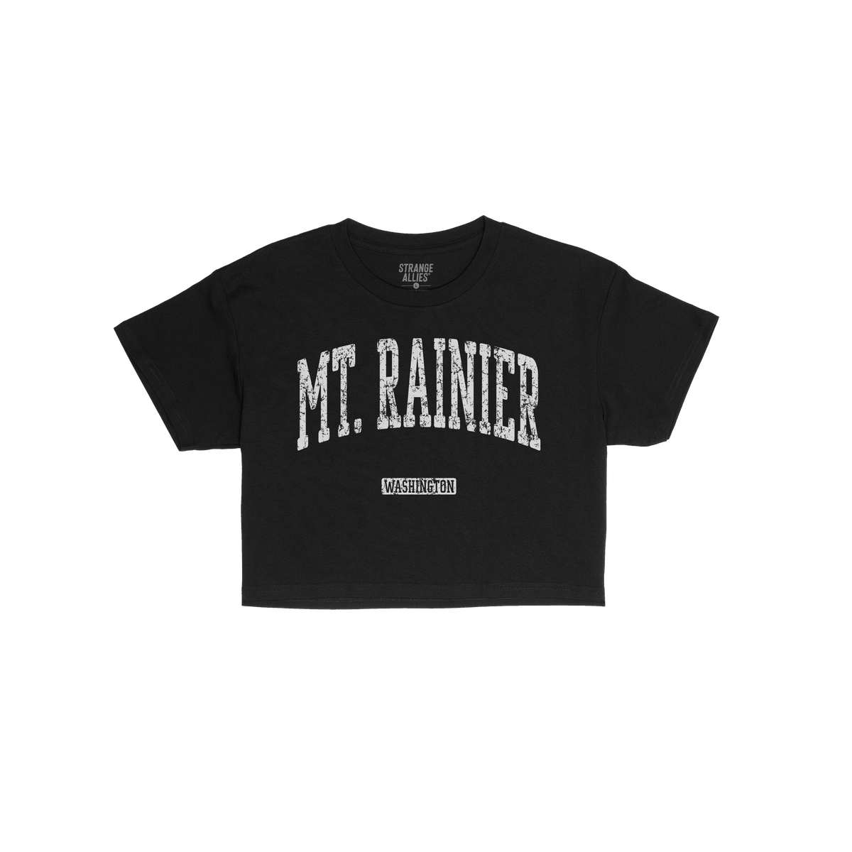 Mt. Rainier Washington Crop Top