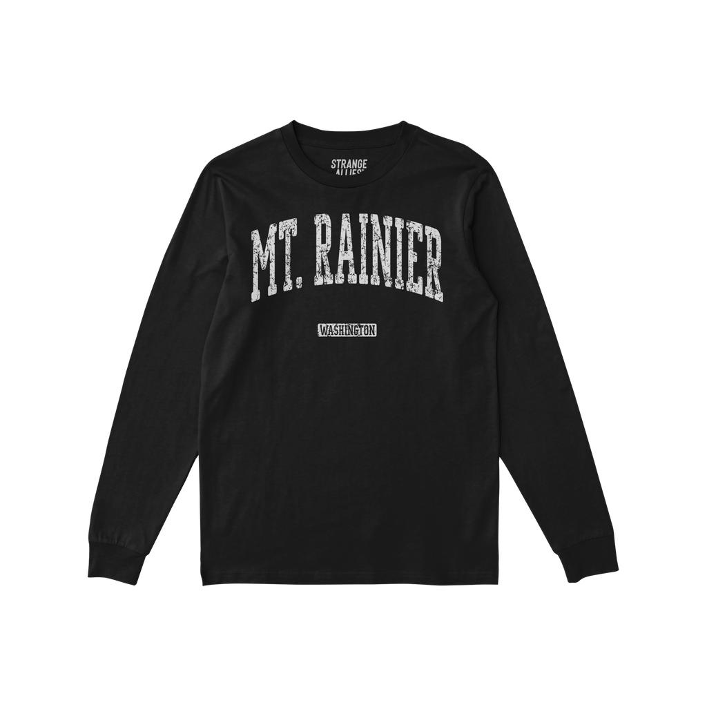Mt. Rainier Washington Long Sleeve T-shirt