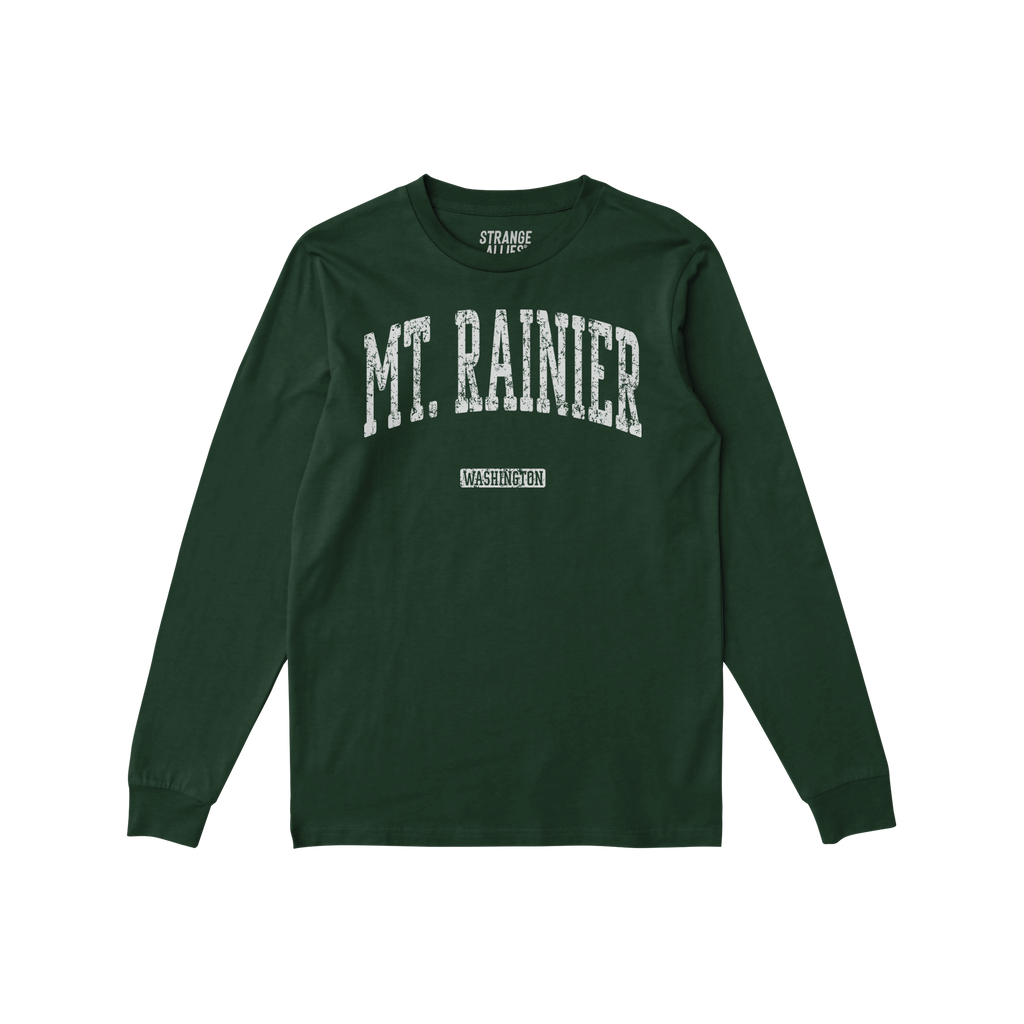 Mt. Rainier Washington Long Sleeve T-shirt