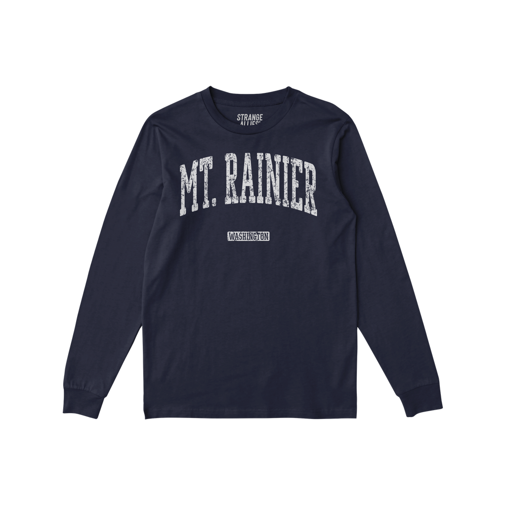 Mt. Rainier Washington Long Sleeve T-shirt