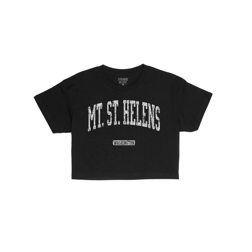 Mount St. Helens Washington Crop Top
