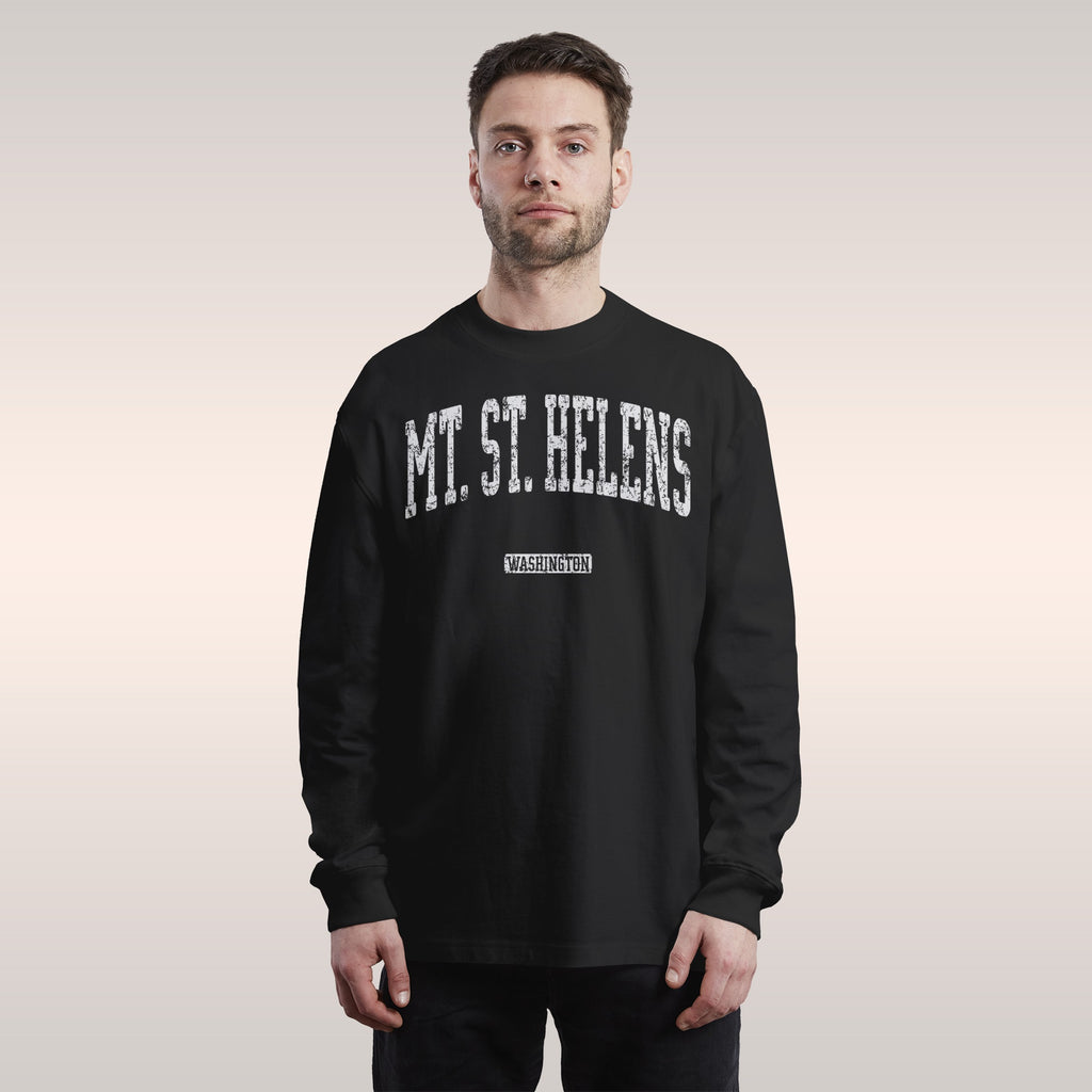 Mount St. Helens Washington Long Sleeve T-shirt