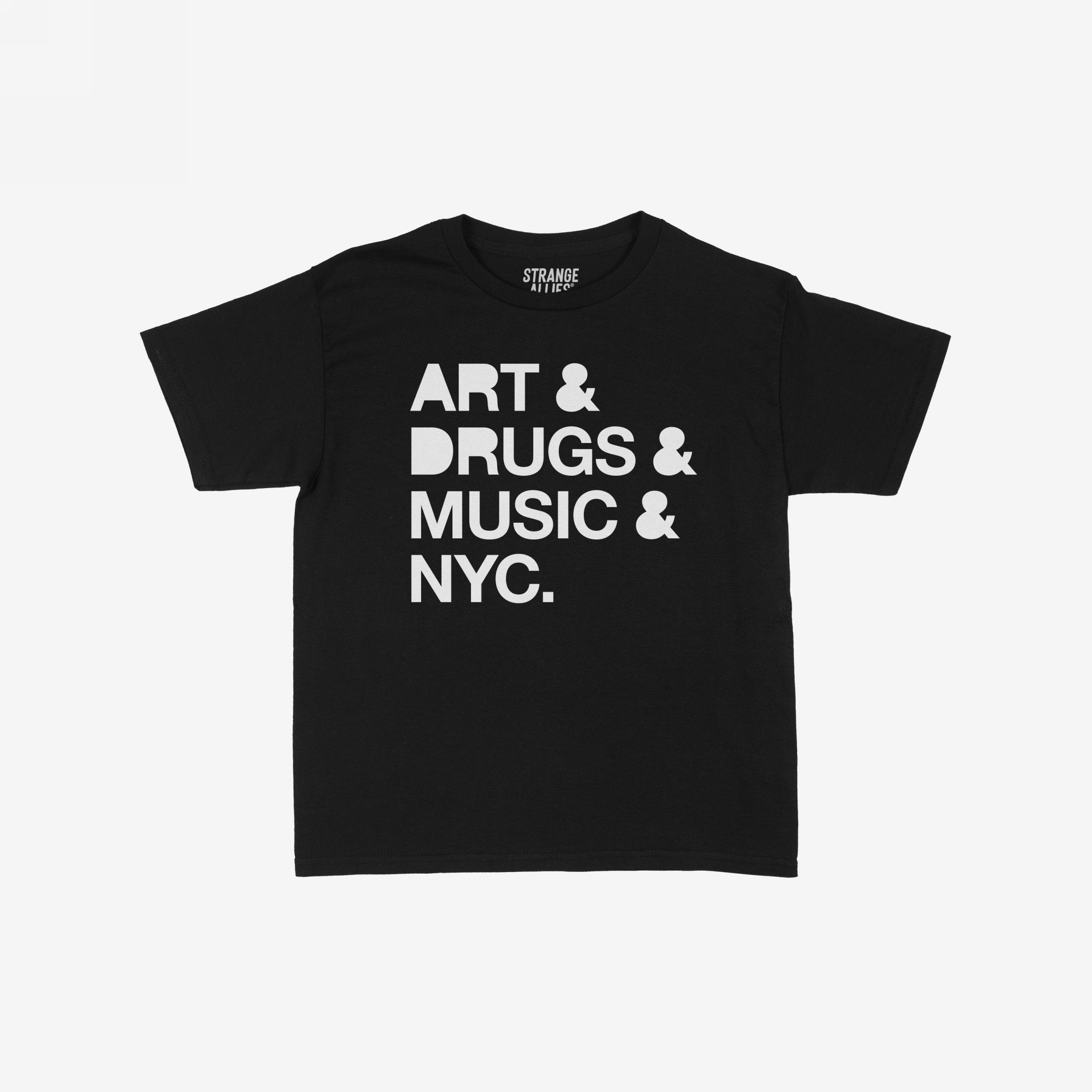 New York Art Drugs Music Women's Baby Tee
