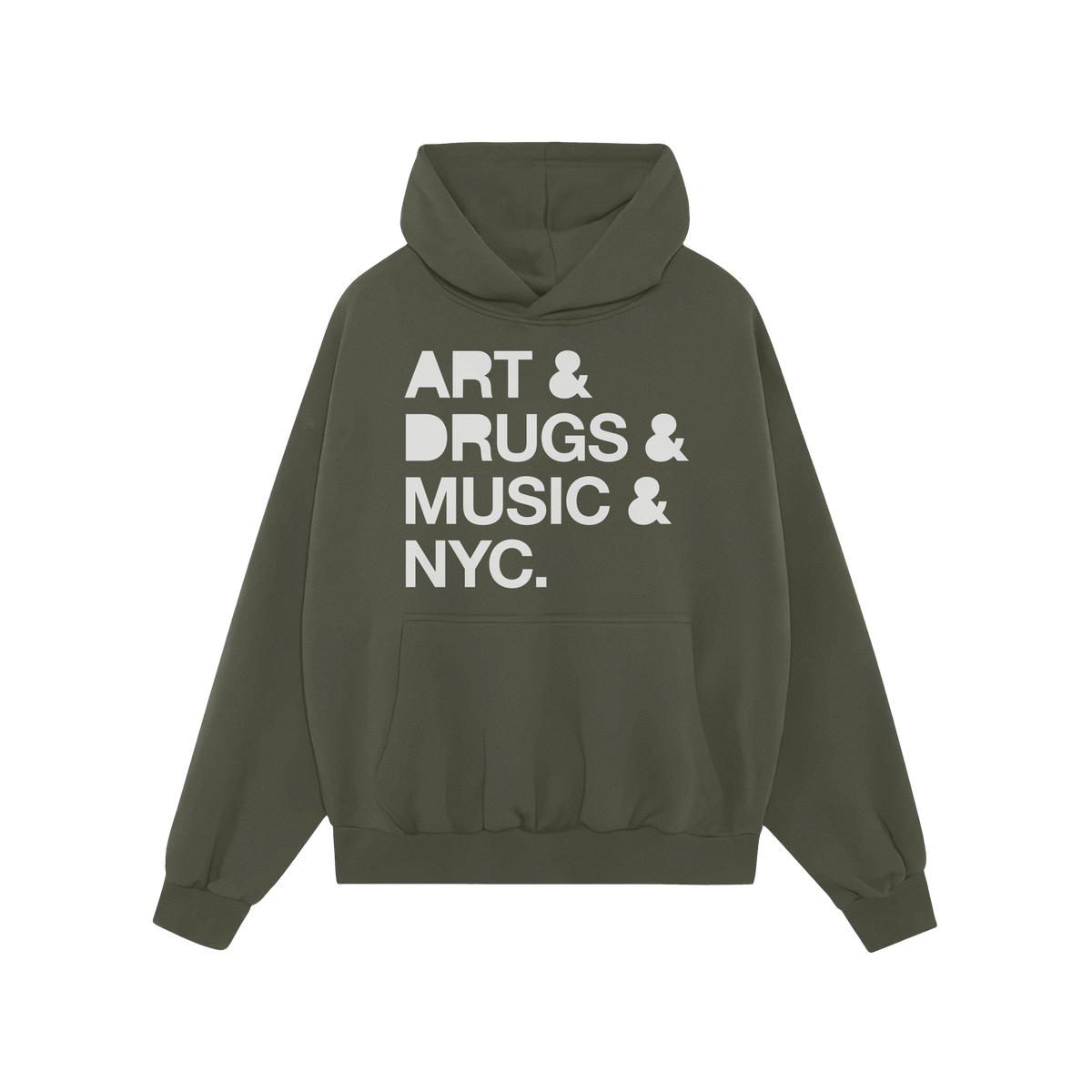 New York Art Drugs Music Hoodie