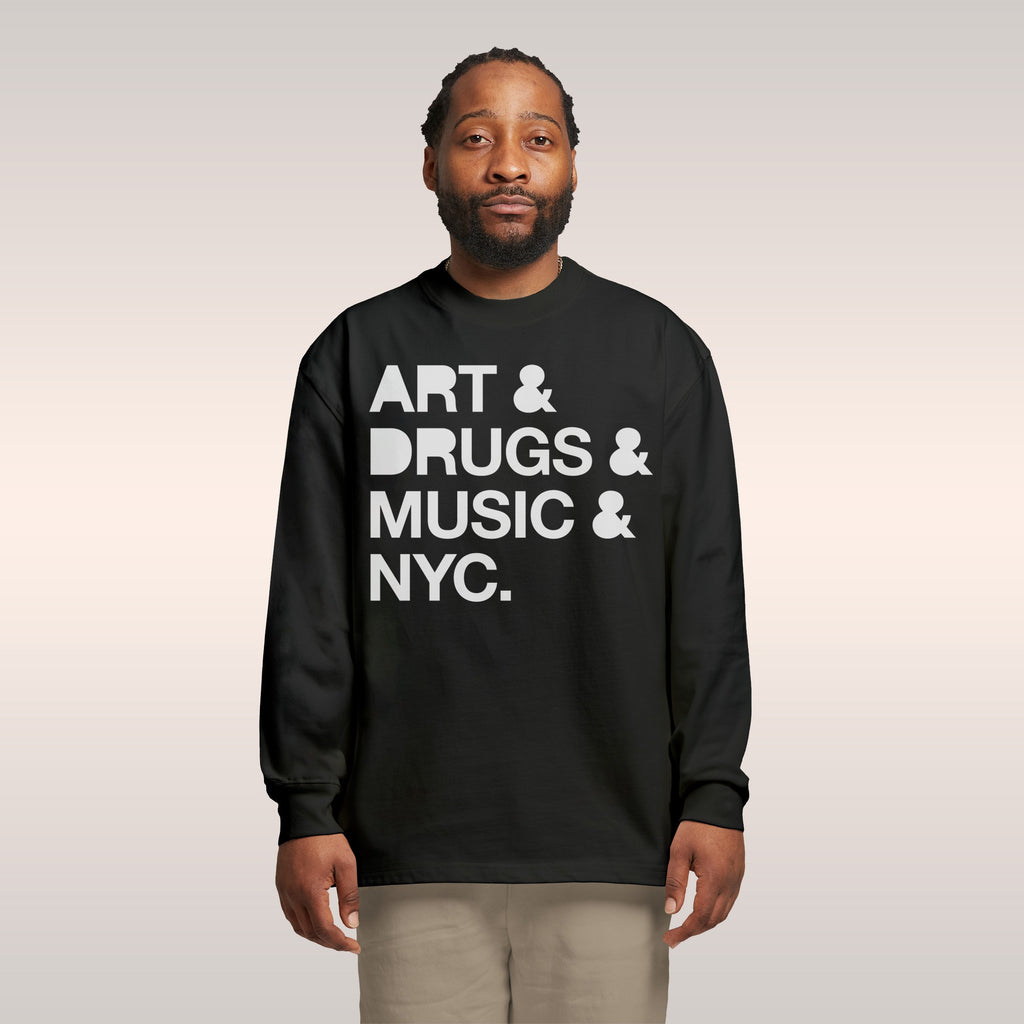 New York Art Drugs Music Long Sleeve T-shirt