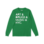 New York Art Drugs Music Long Sleeve T-shirt