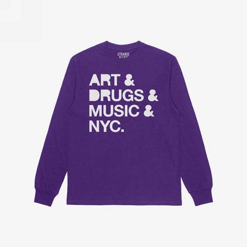 New York Art Drugs Music T-shirt