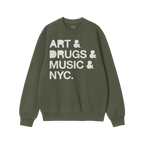 New York Art Drugs Music Sweatshirt