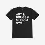 New York Art Drugs Music T-shirt