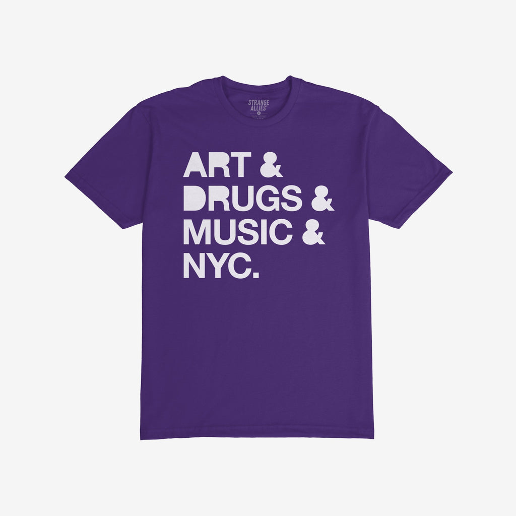 New York Art Drugs Music T-shirt