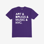 New York Art Drugs Music T-shirt