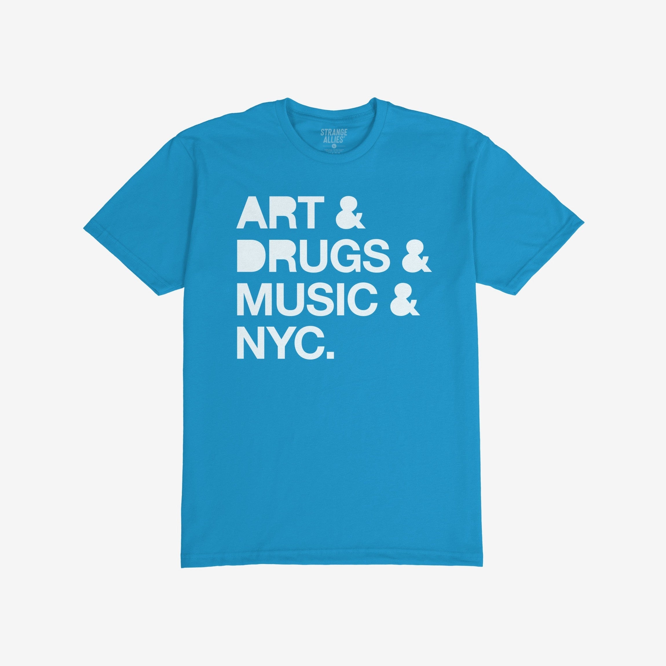 New York Art Drugs Music T-shirt