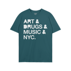 New York Art Drugs Music T-shirt