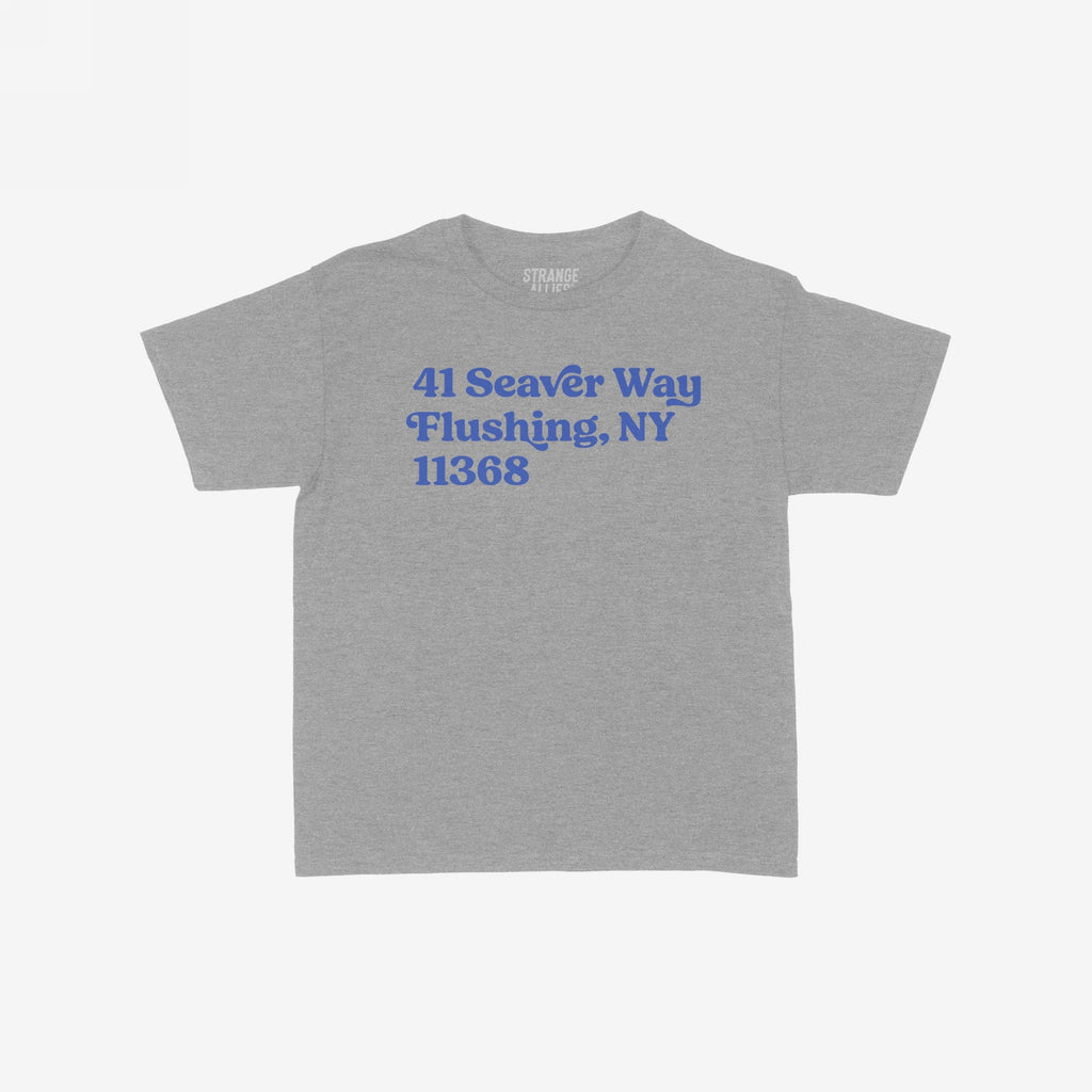 New York Baseball Stadium NYM Address Women's Baby Tee