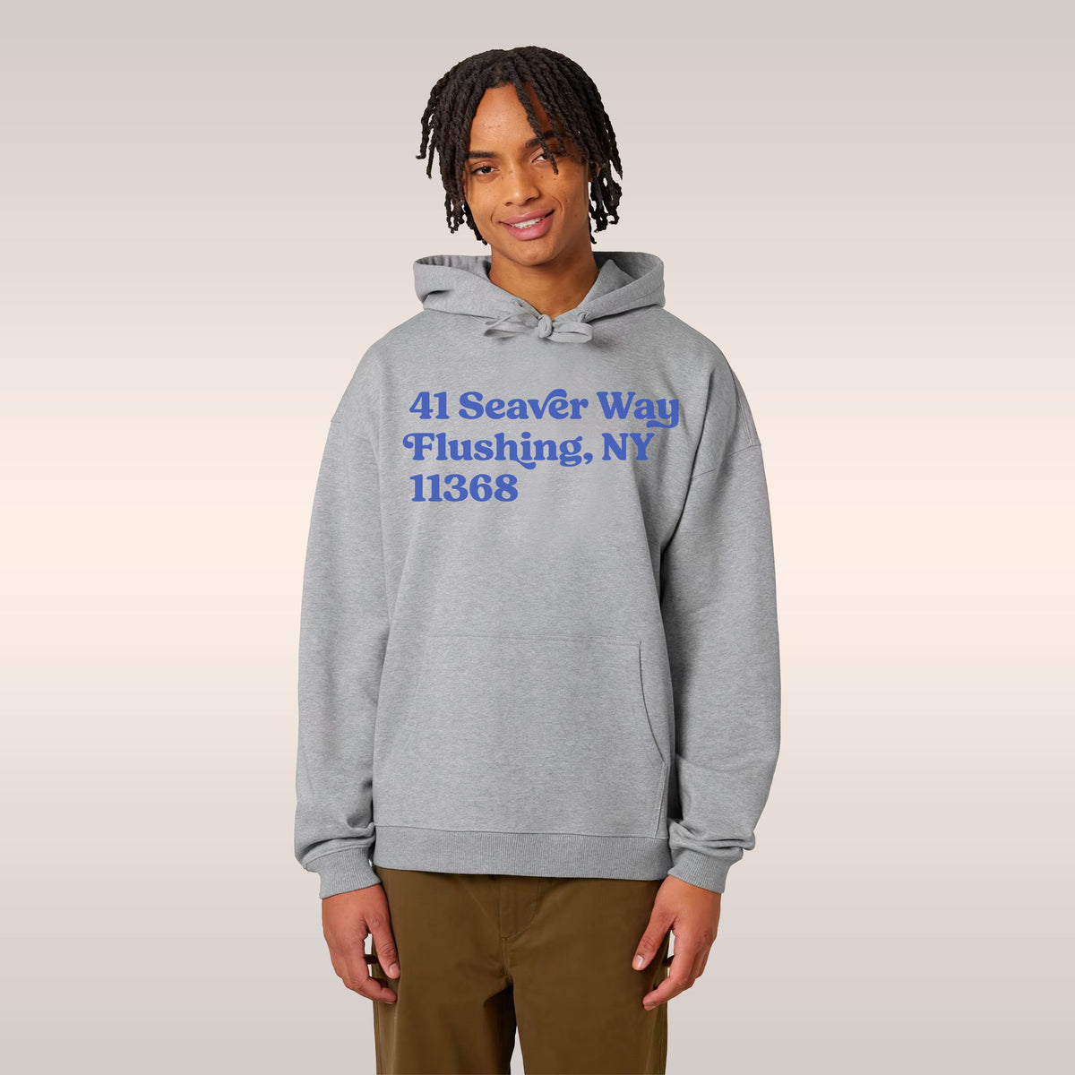 New York Baseball Stadium NYM Address Hoodie