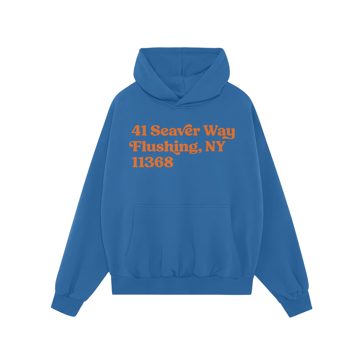New York Baseball Stadium NYM Address Hoodie