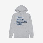 New York Baseball Stadium NYY Address Hoodie & Sweatshirt