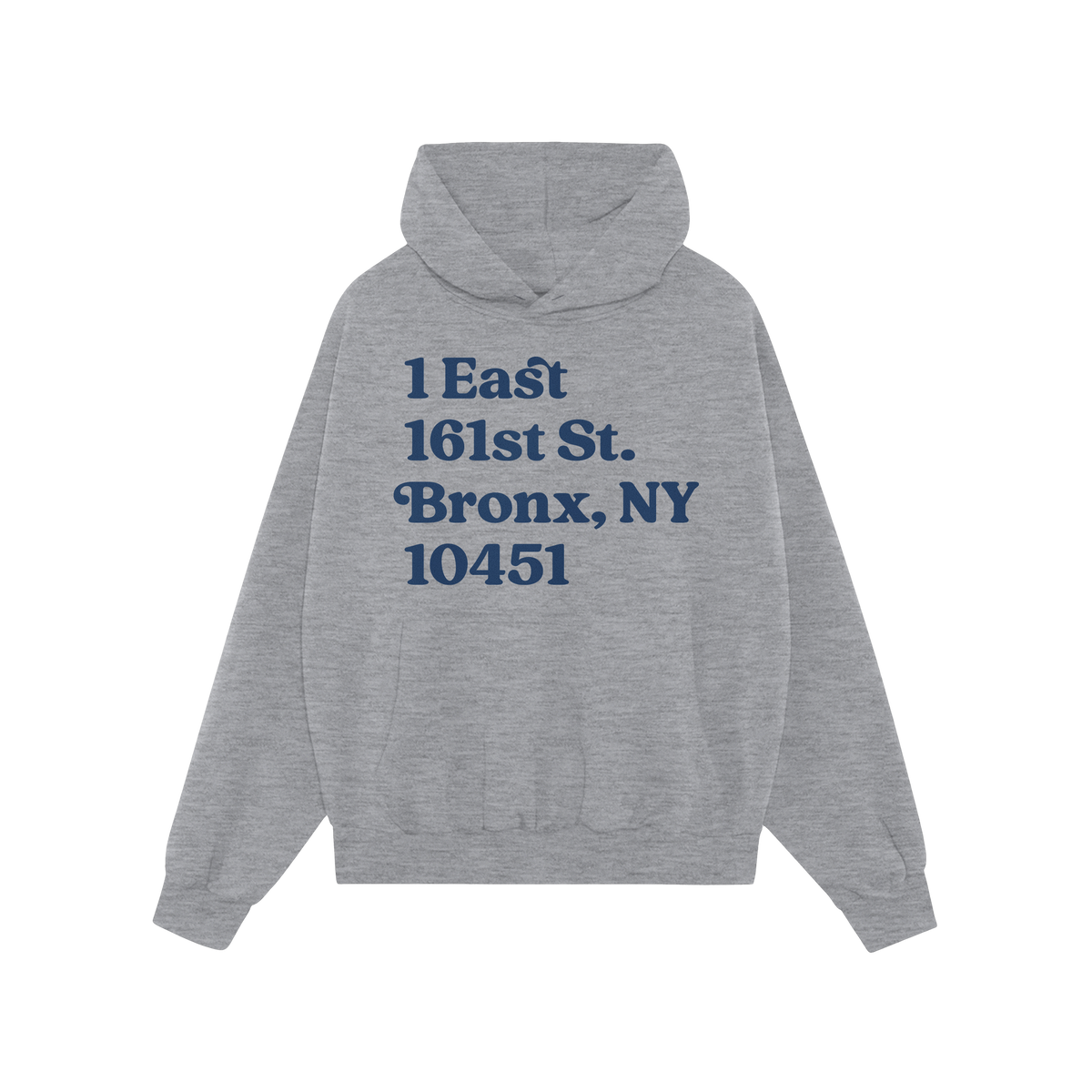 New York Baseball Stadium NYY Address Hoodie