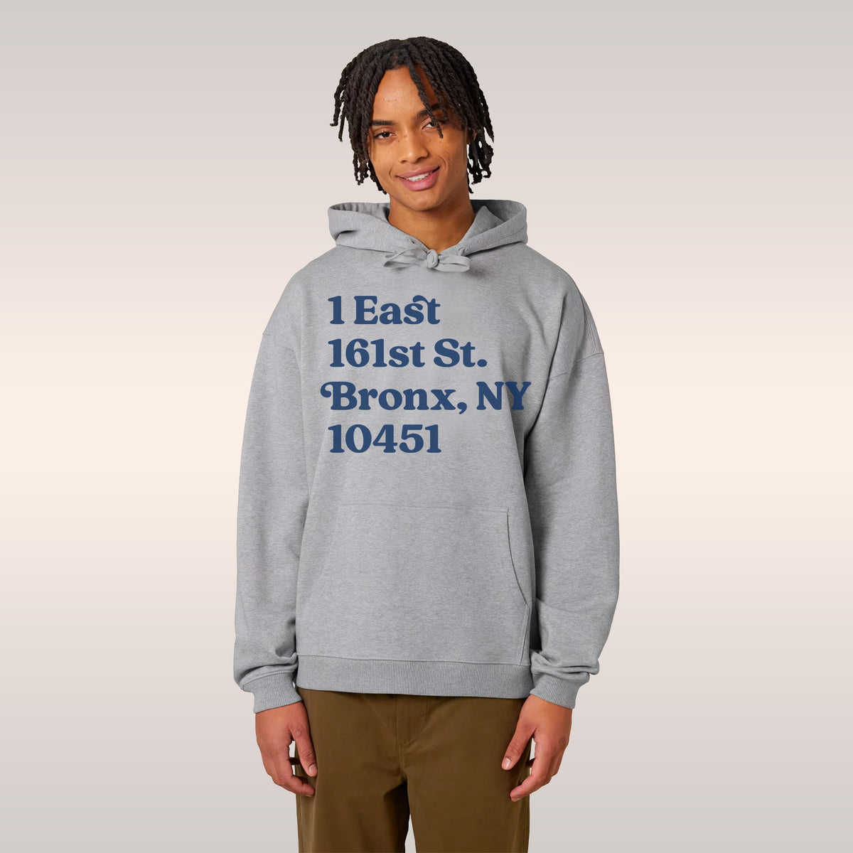 New York Baseball Stadium NYY Address Hoodie