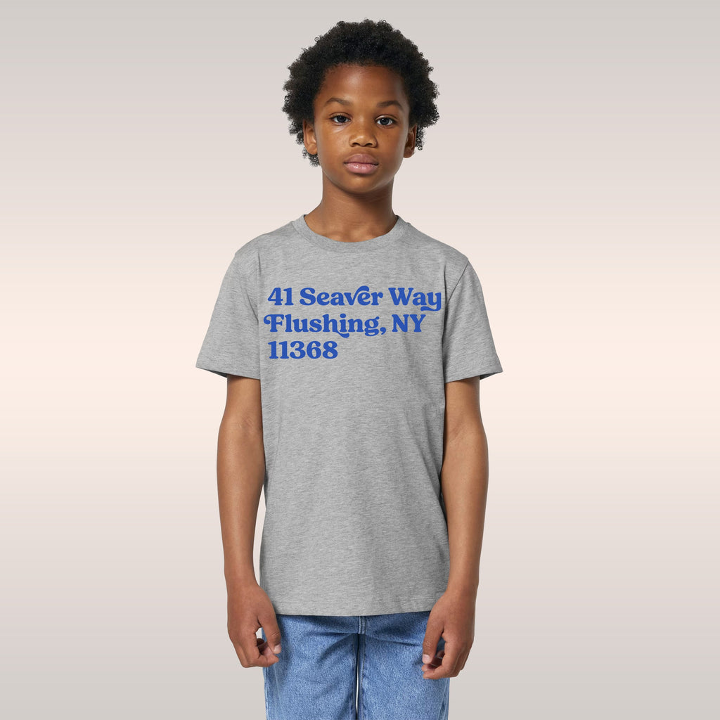 New York Baseball Stadium NYM Address Kids T-shirt