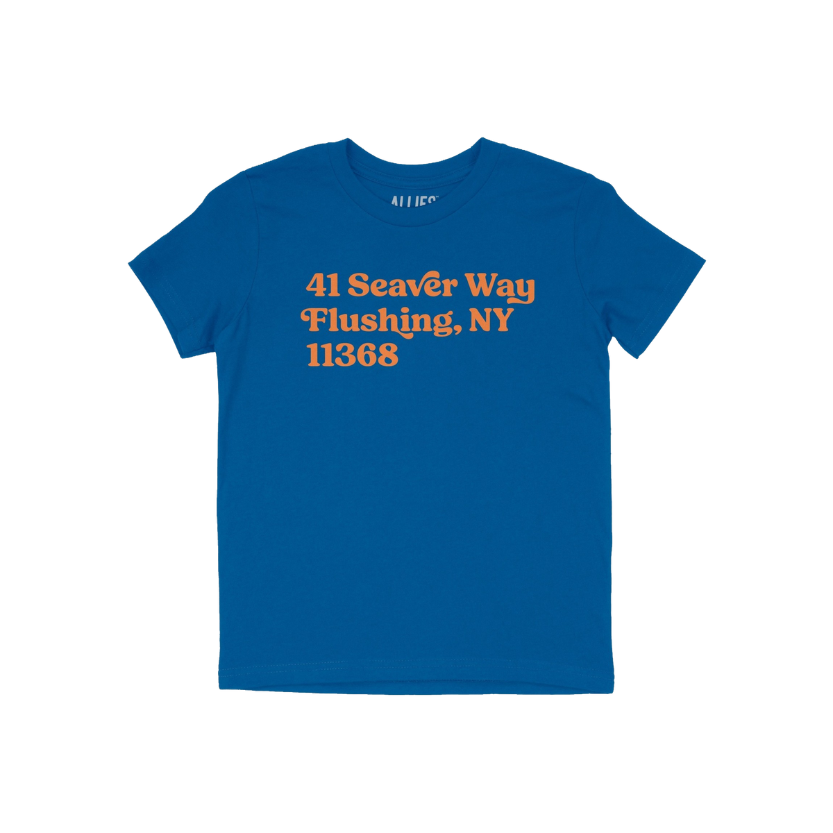 New York Baseball Stadium NYM Address Kids T-shirt