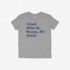 New York Baseball Stadium NYY Address T-shirt