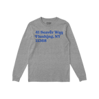 New York Baseball Stadium NYM Address Long Sleeve T-shirt