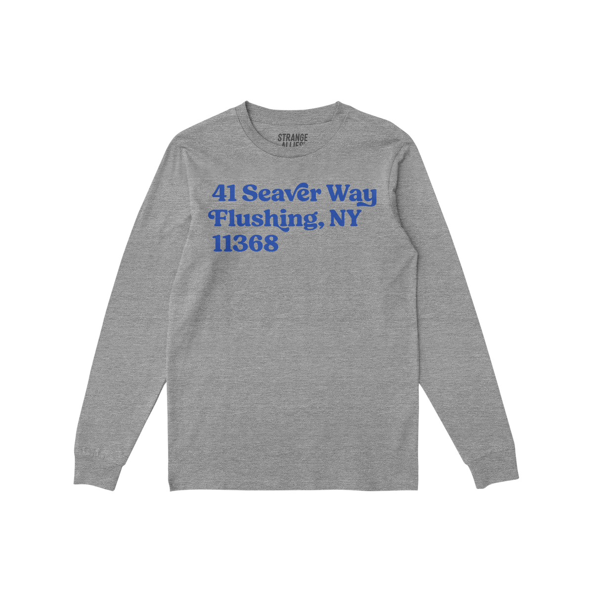 New York Baseball Stadium NYM Address Long Sleeve T-shirt