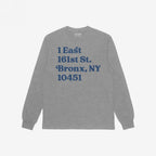 New York Baseball Stadium NYY Address T-shirt