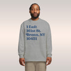 New York Baseball Stadium NYY Address Long Sleeve T-shirt