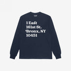 New York Baseball Stadium NYY Address T-shirt
