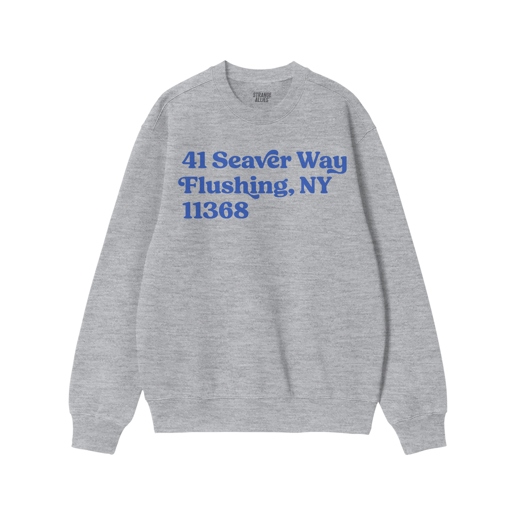 New York Baseball Stadium NYM Address Sweatshirt