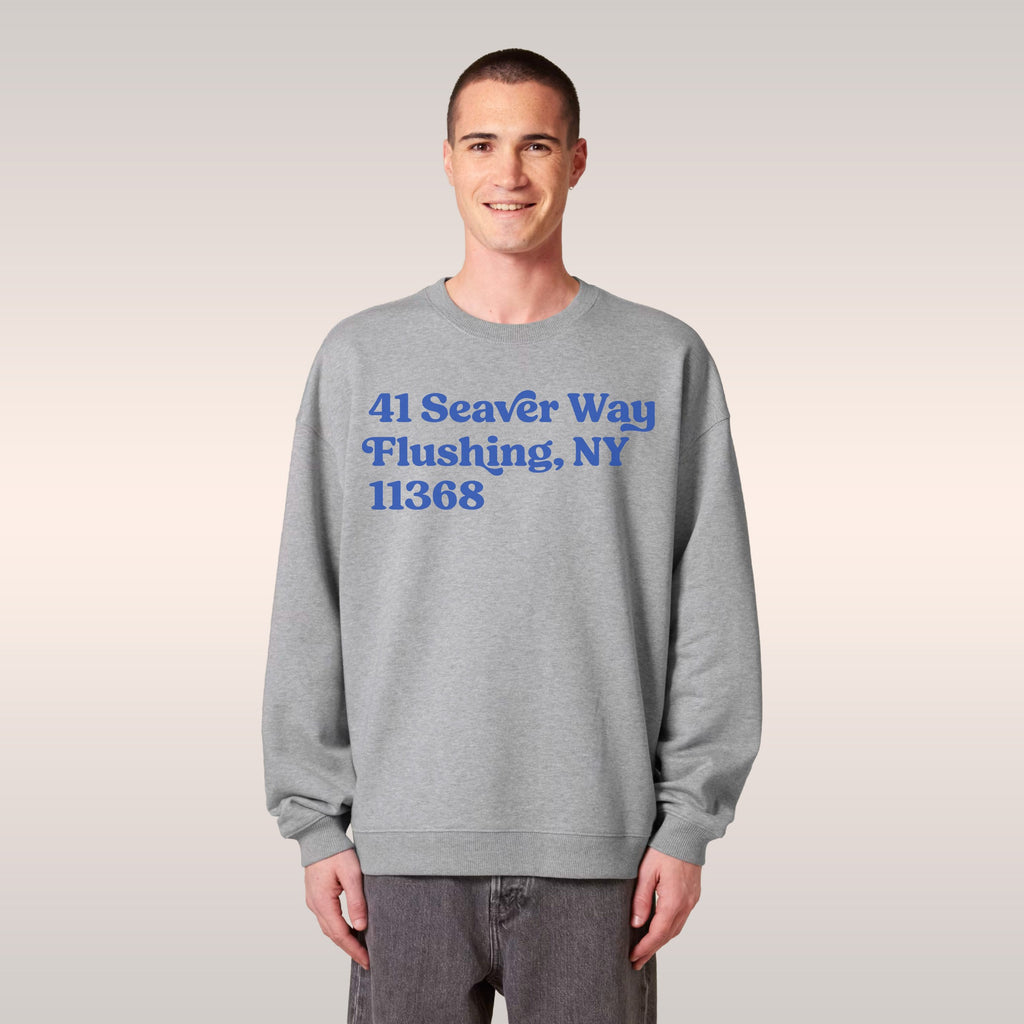 New York Baseball Stadium NYM Address Sweatshirt
