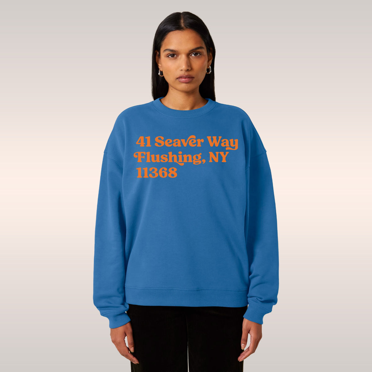 New York Baseball Stadium NYM Address Sweatshirt