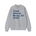 New York Baseball Stadium NYY Address Sweatshirt