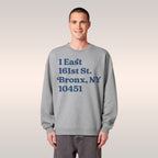 New York Baseball Stadium NYY Address Sweatshirt